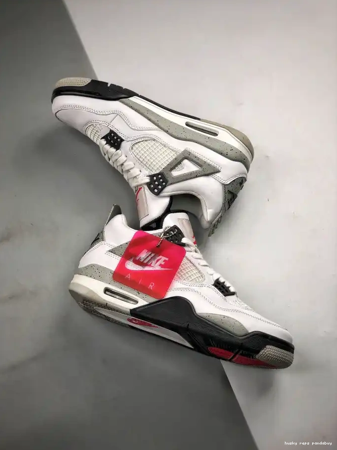 Rep Husky (nike) 840606-192 OG Air 4 Jordan Cement White 0518